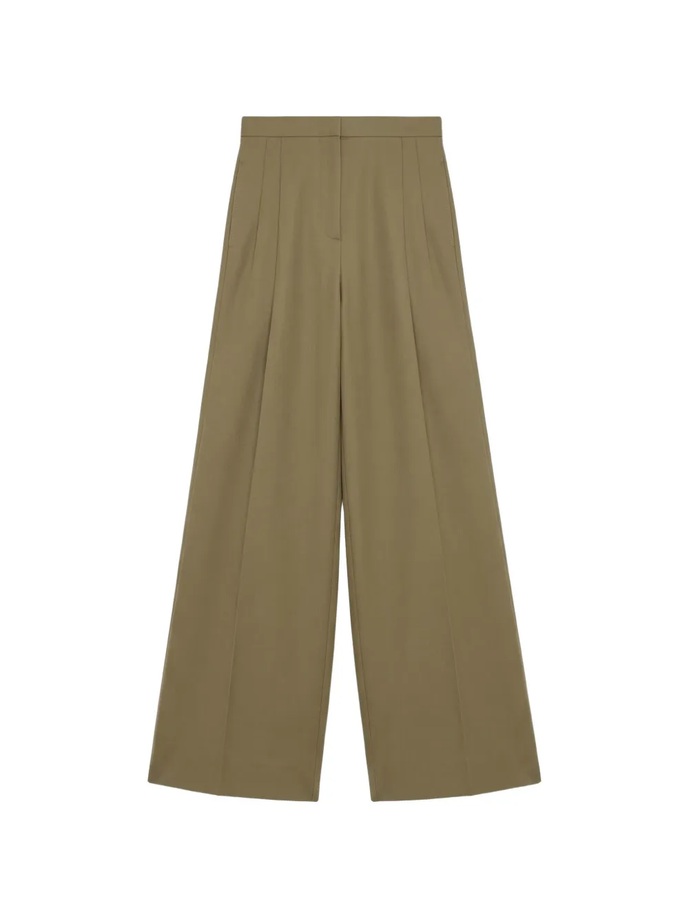 Jil Sander pleat-detail trousers Groen