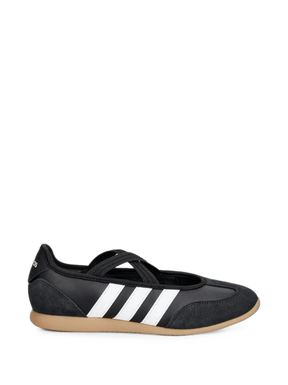 adidas Barreda Mary Jane cross-strap ballet flats - Nero