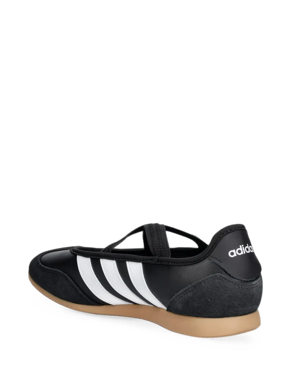adidas Barreda Mary Jane cross-strap ballet flats Zwart