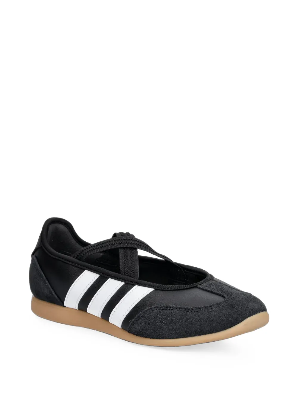 adidas Barreda Mary Jane cross-strap ballet flats Zwart