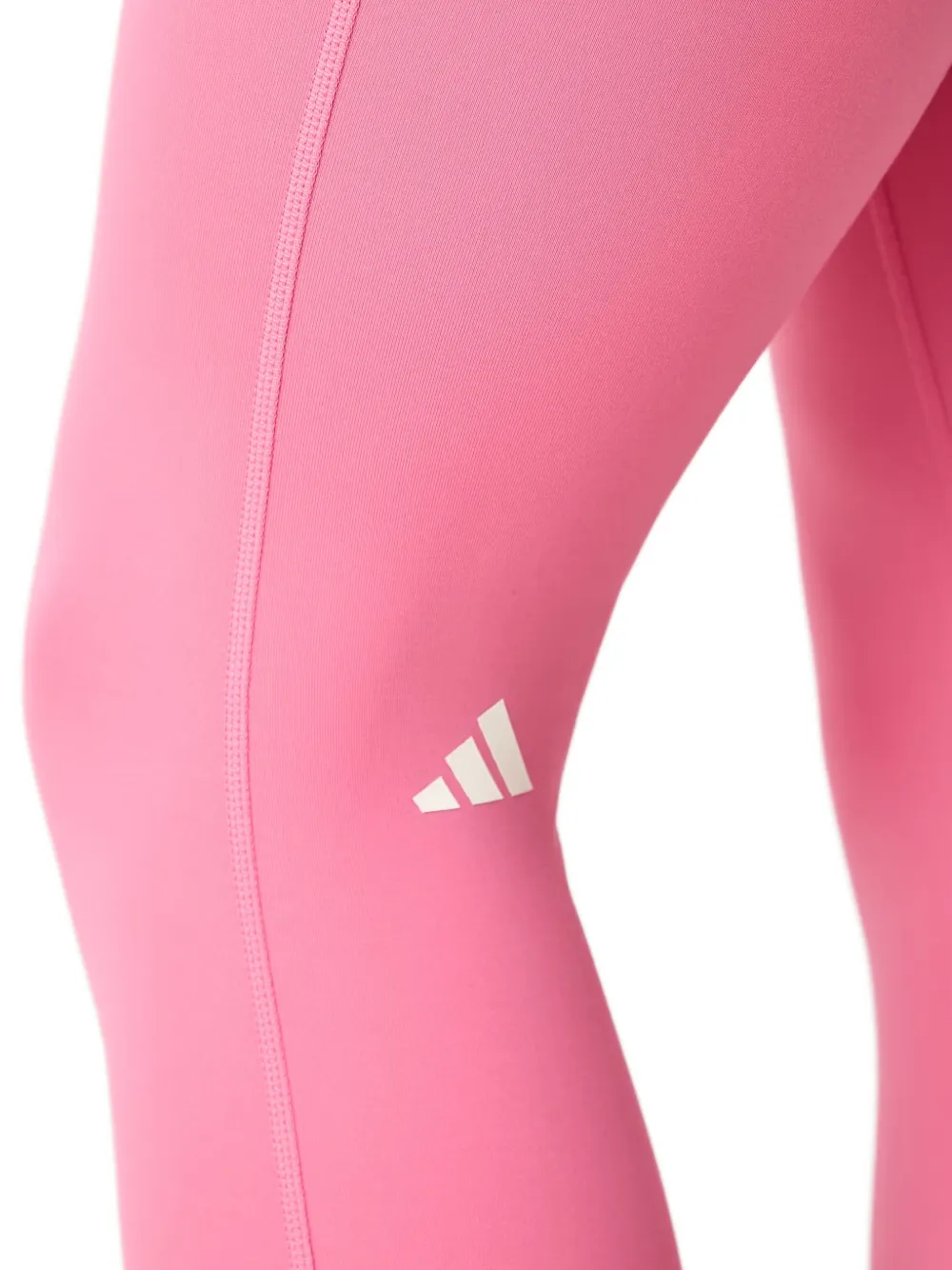 adidas logo-print crossover-waist leggings Roze