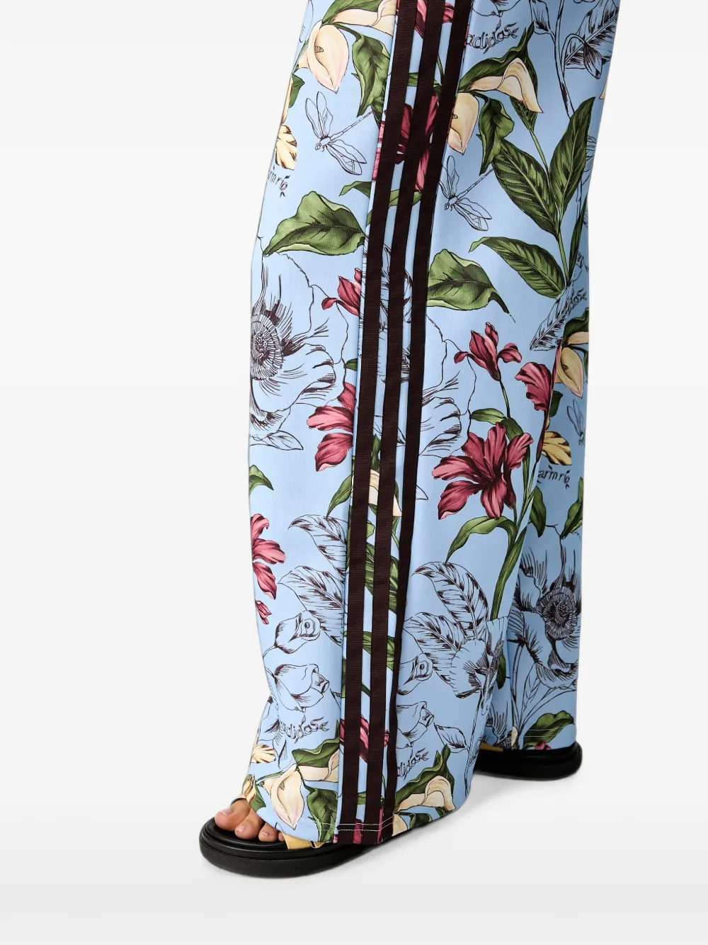 adidas x Farm Rio House of Tiro floral-print side-stripe track pants Blauw