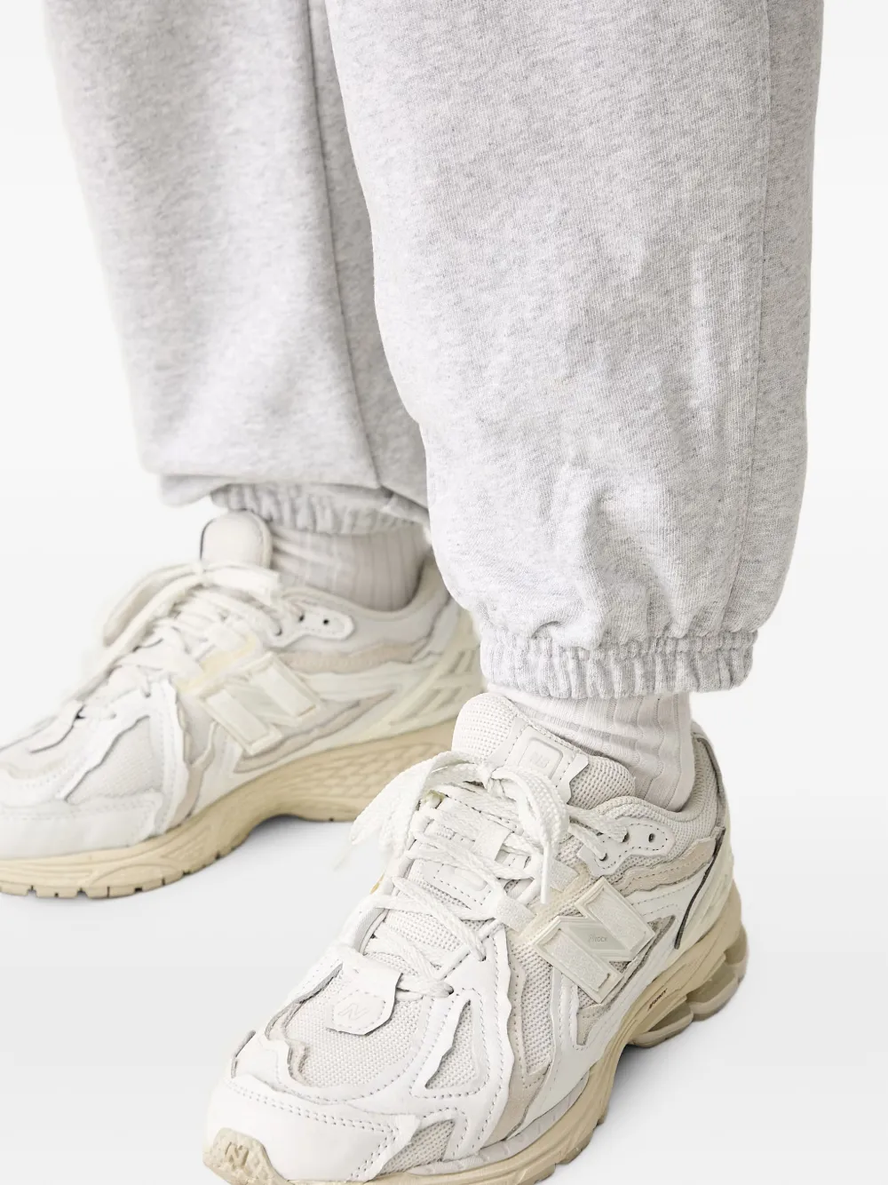 adidas elasticated-waist track pants Grijs