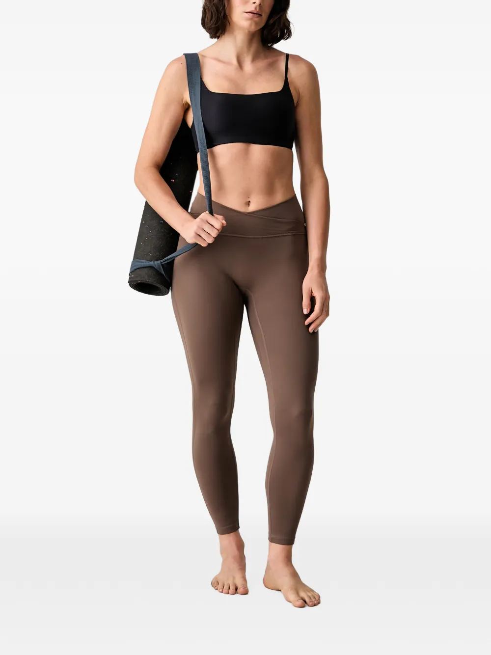 adidas Studio crossover leggings Bruin