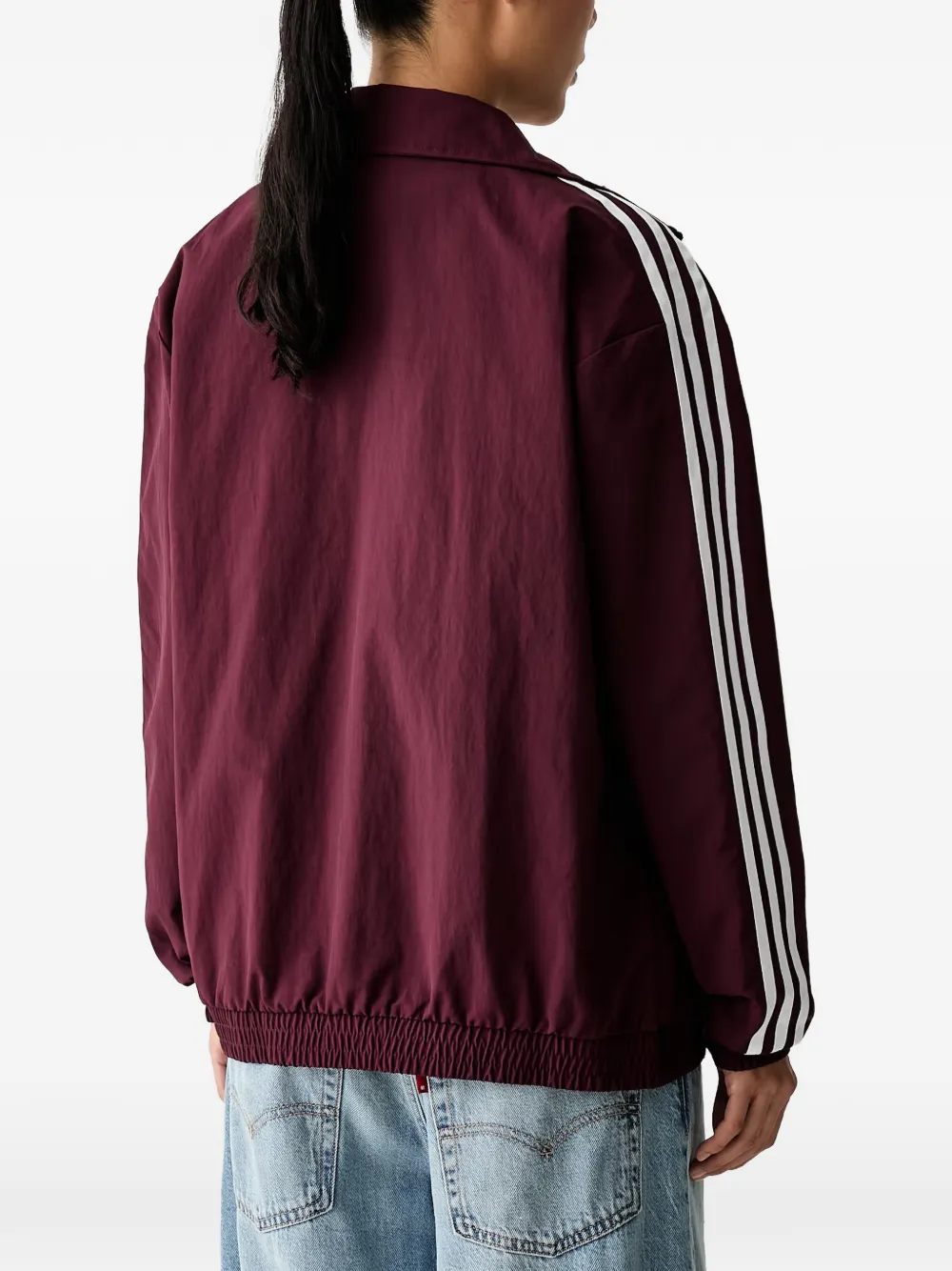 adidas Floral GFX Firebird floral-embroidered zip-up sweatshirt Bruin