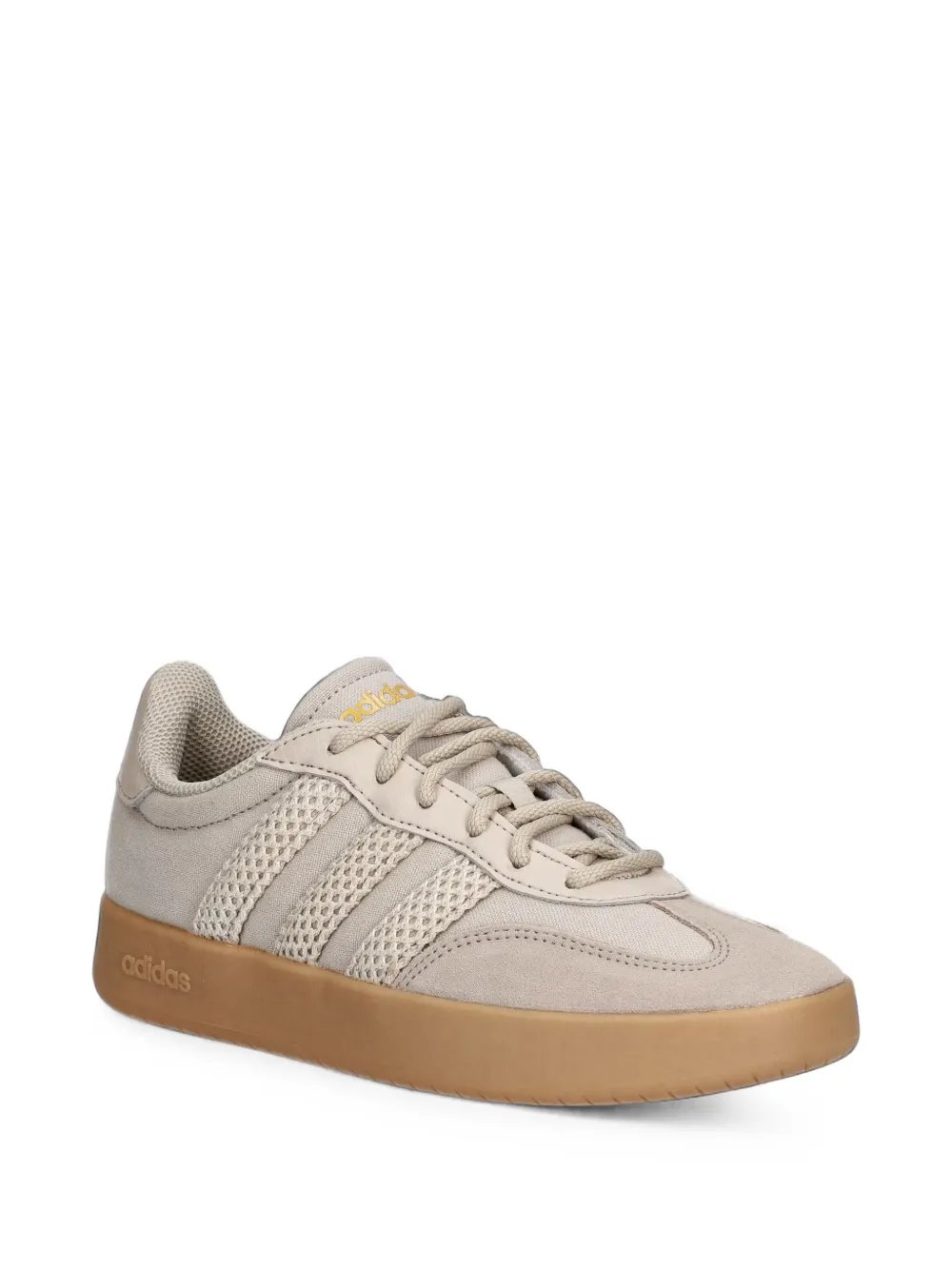 adidas Barreda panelled mesh-trim sneakers Beige