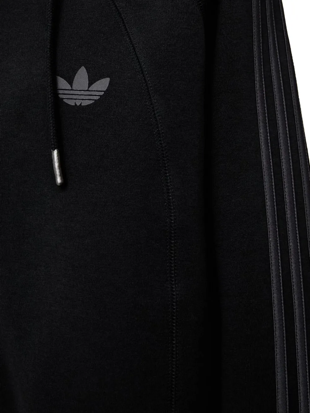 adidas SST 2.0 logo-print zip-up hoodie Zwart