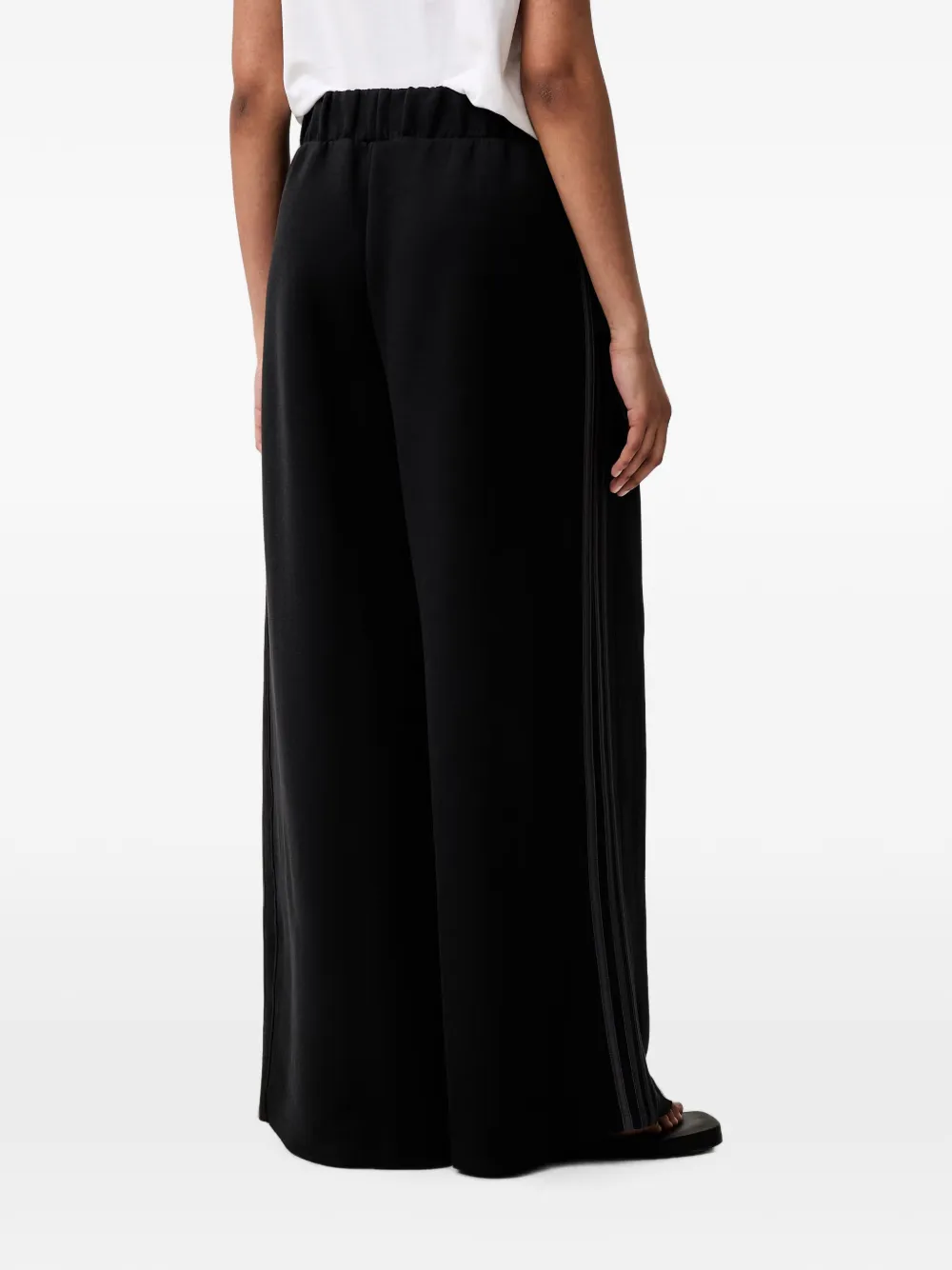 adidas SST 2.0 logo-print wide-leg track pants Zwart