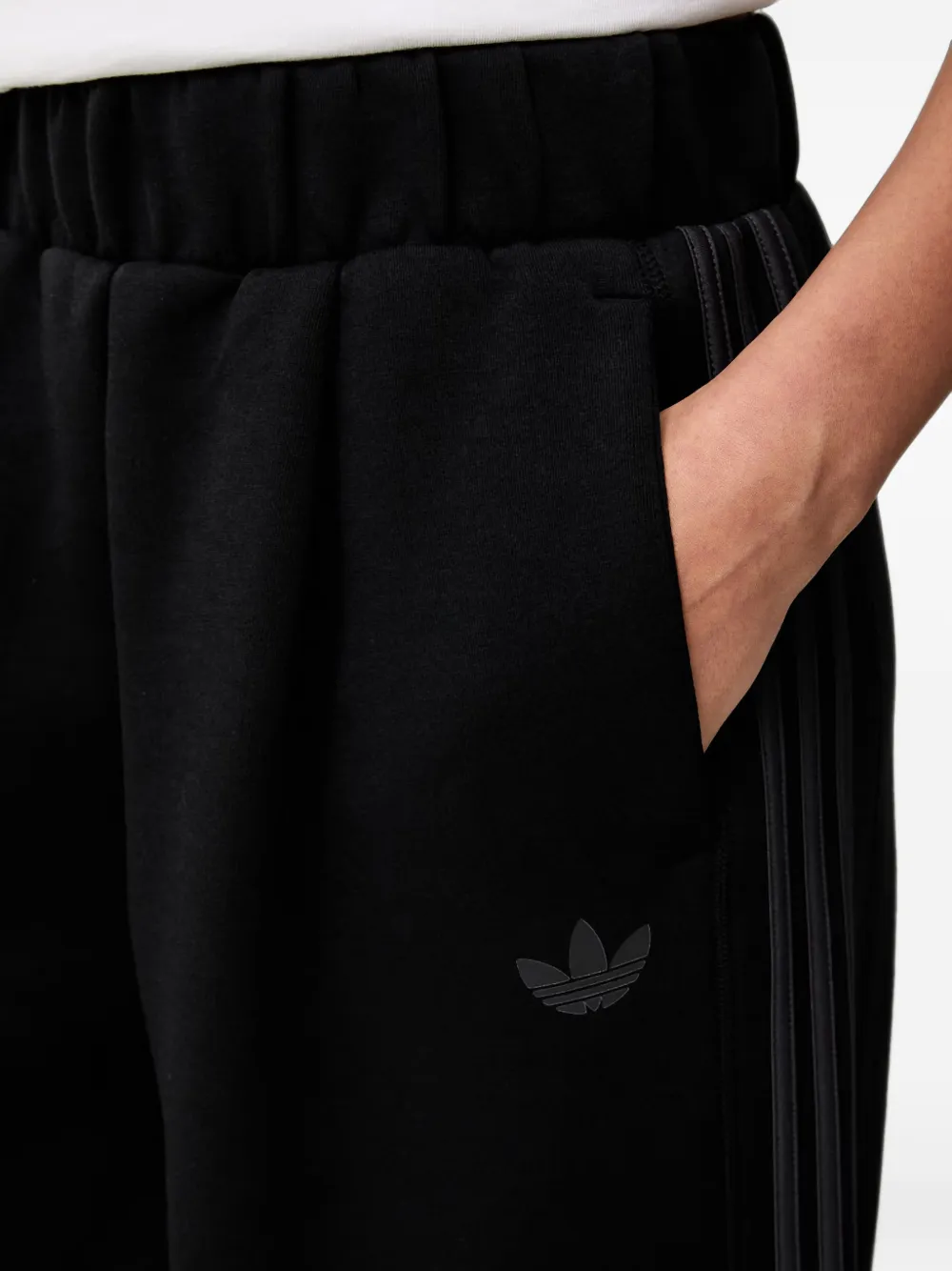 adidas SST 2.0 logo-print wide-leg track pants Zwart