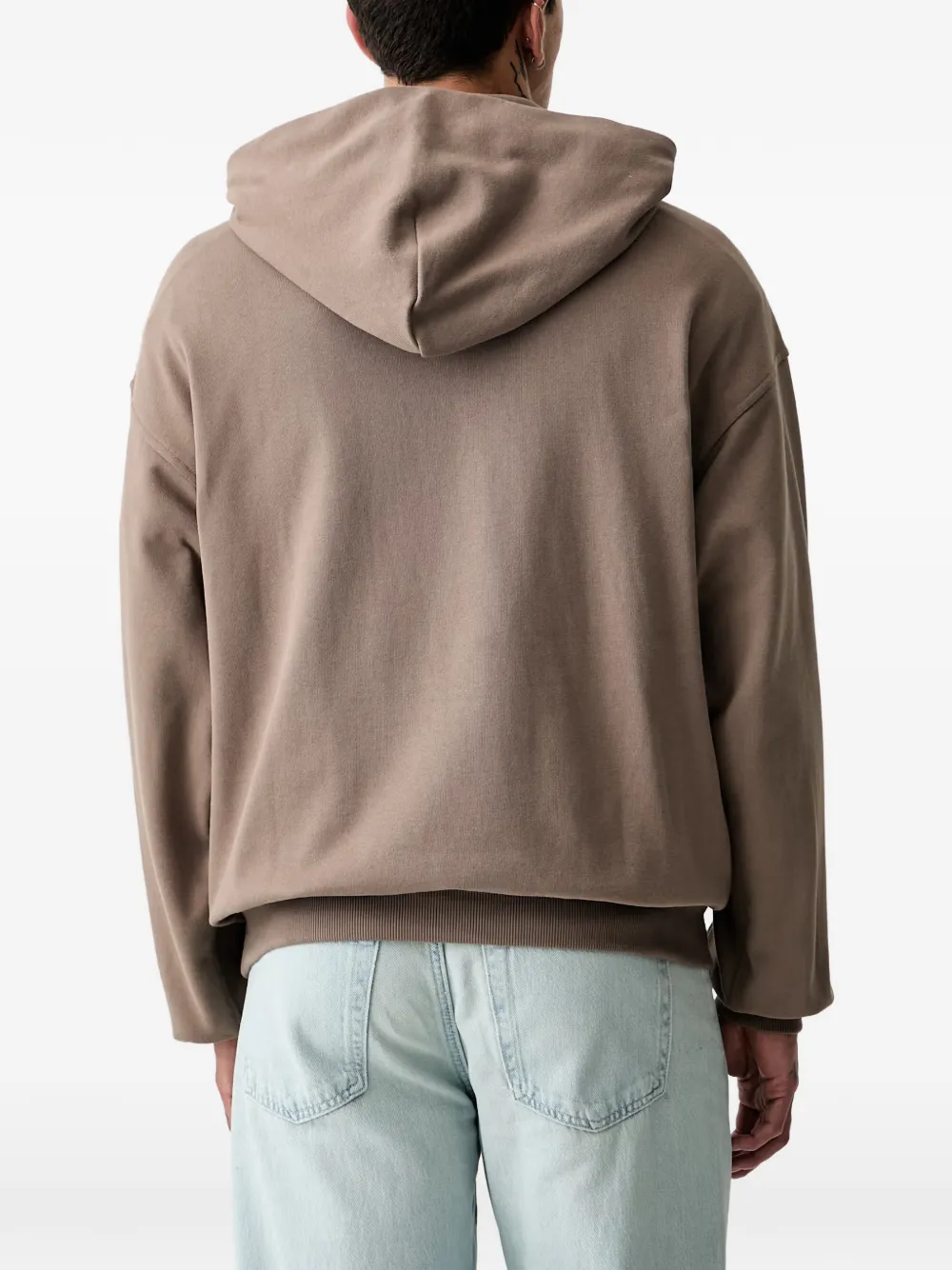 adidas logo-embroidered hoodie Bruin