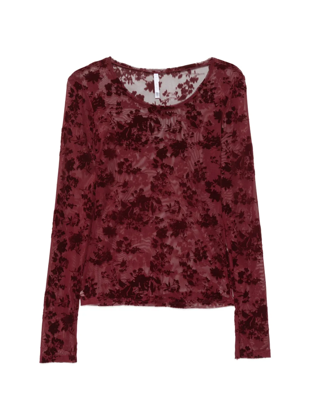 IMPERIAL Top a fiori - Rosso