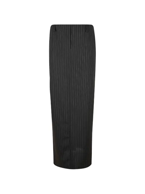 IRO Korail pinstripe straight maxi skirt