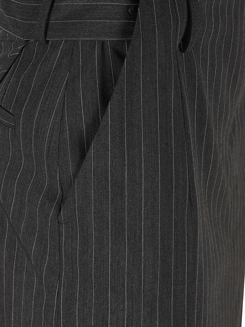 IRO Korail pinstripe straight maxi skirt Grijs