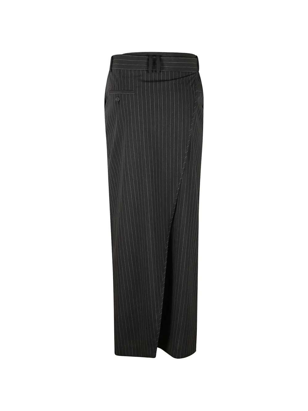 IRO Korail pinstripe straight maxi skirt Grijs