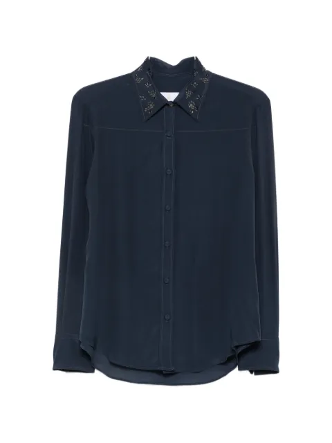 TRAME AUREE Frida crystal-embellished long-sleeve shirt