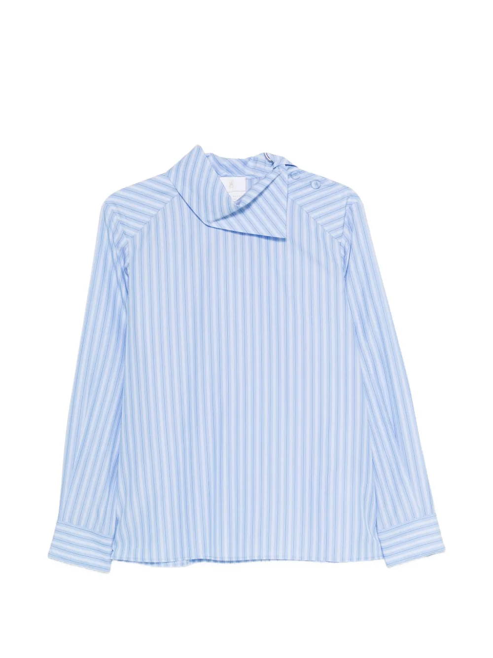 TRAME AUREE Nina Hemd mit asymmetrischem Kragen - Blau