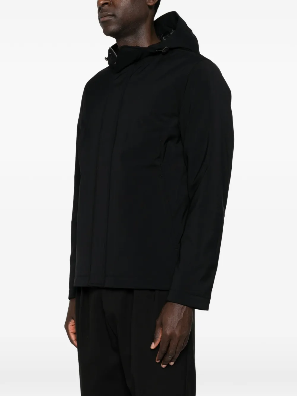 Herno Jack met capuchon Zwart