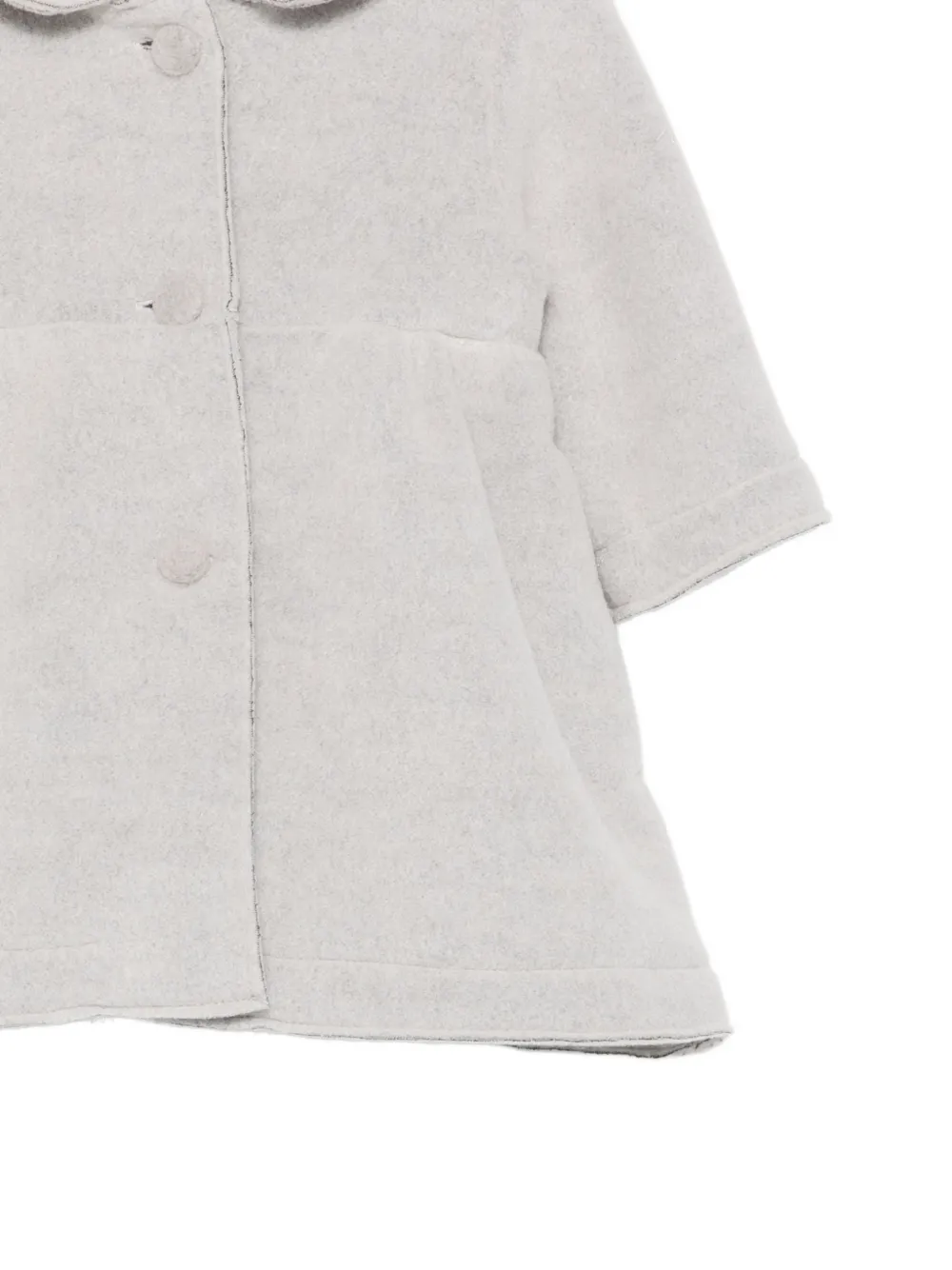 Il Gufo Flared jas met Peter Pan-kraag Beige