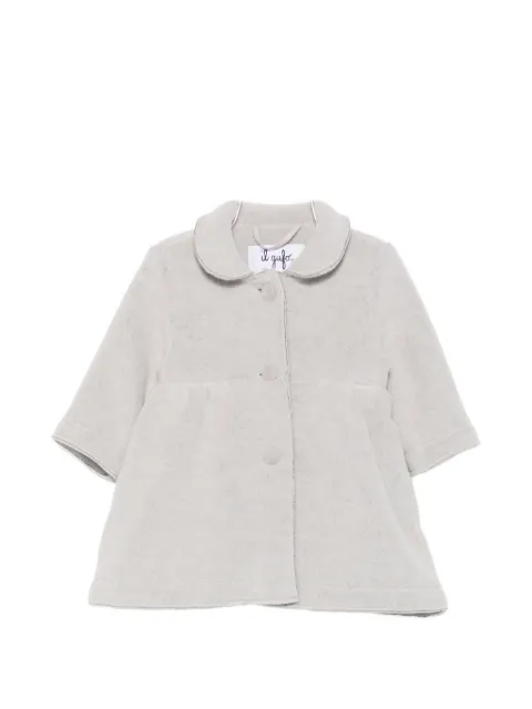 Il Gufo Peter Pan collar flared coat