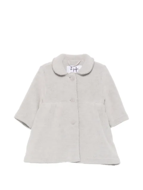 Il Gufo Peter Pan collar flared coat