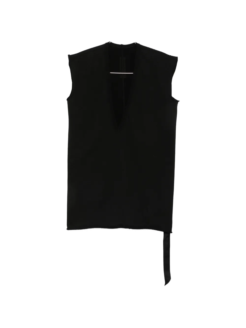 Rick Owens DRKSHDW deep V-neck sleeveless T-shirt - Nero