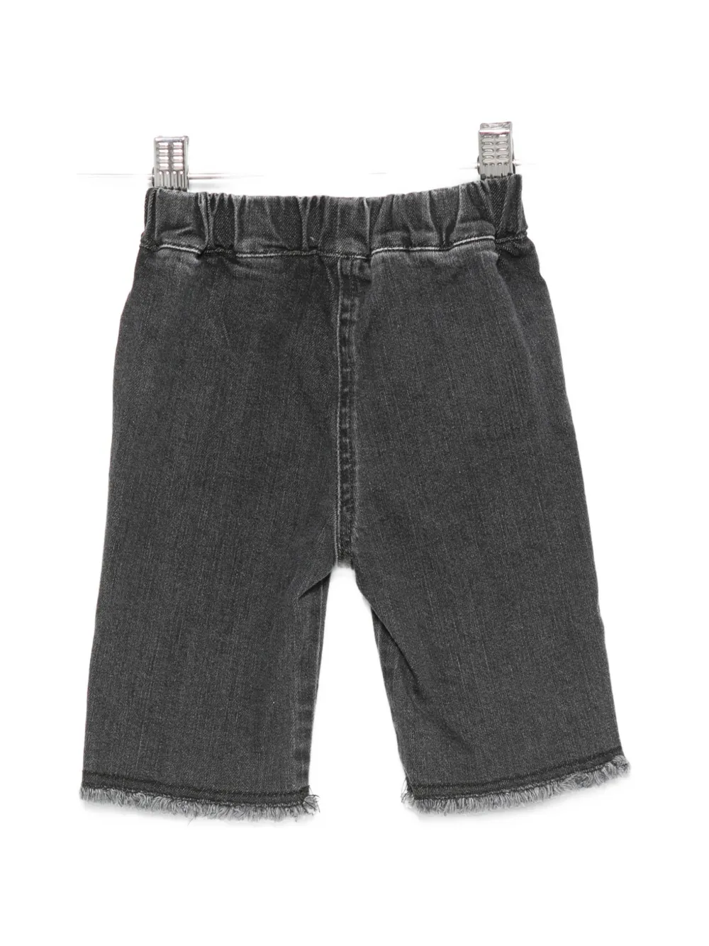 Il Gufo Jeans met franje afwerking Grijs