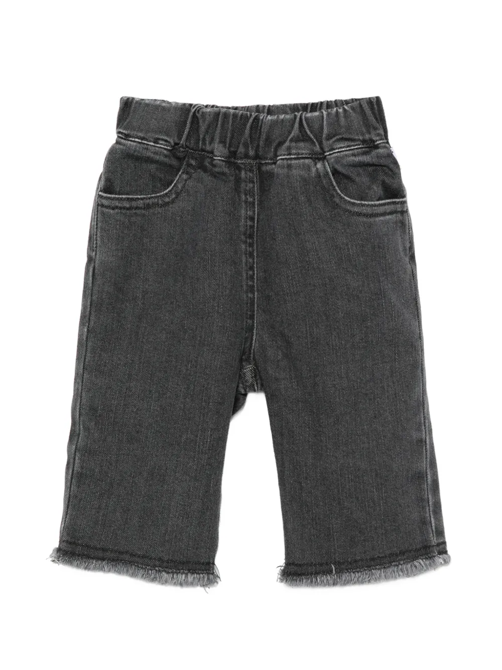 Il Gufo frayed-hem jeans - Grigio