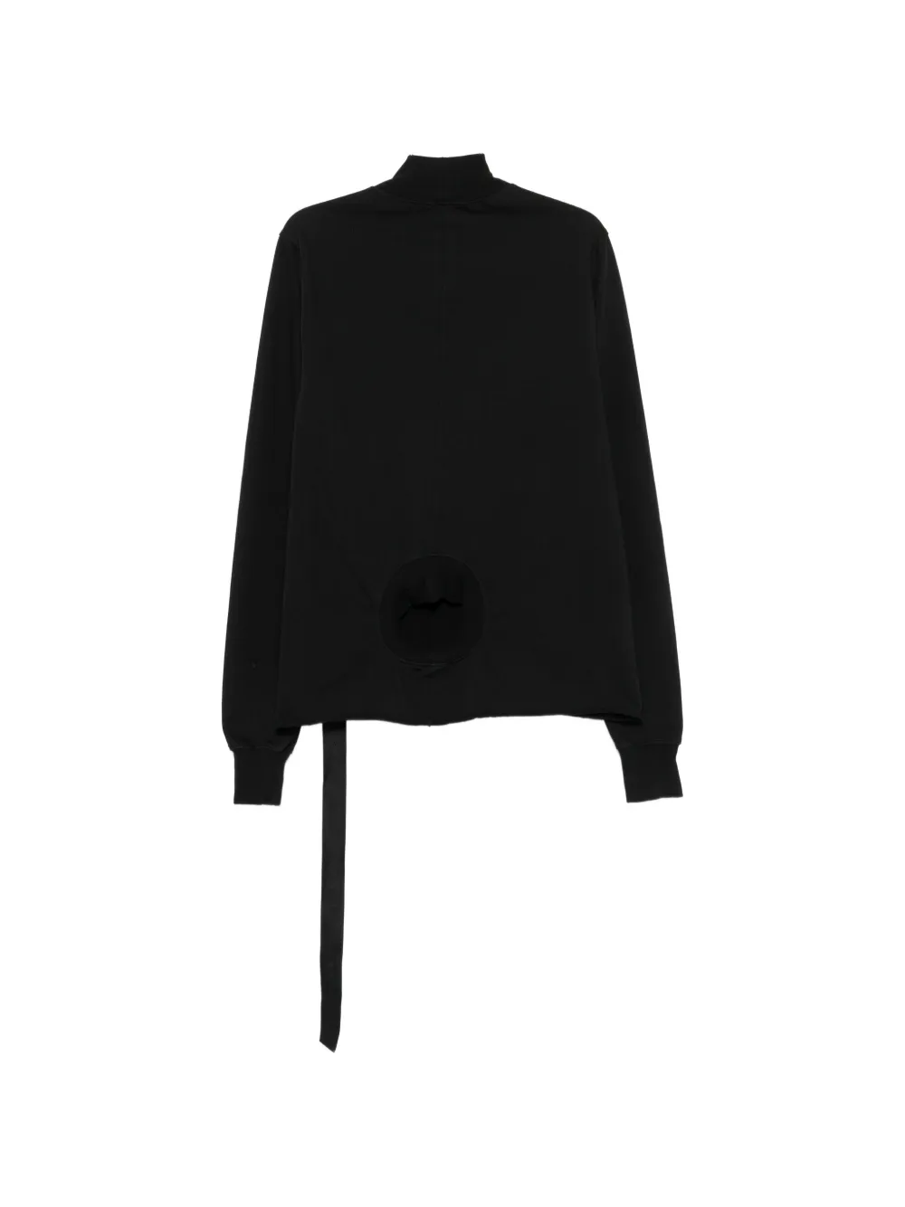 Rick Owens DRKSHDW Trui met hoge hals en uitgesneden details Zwart