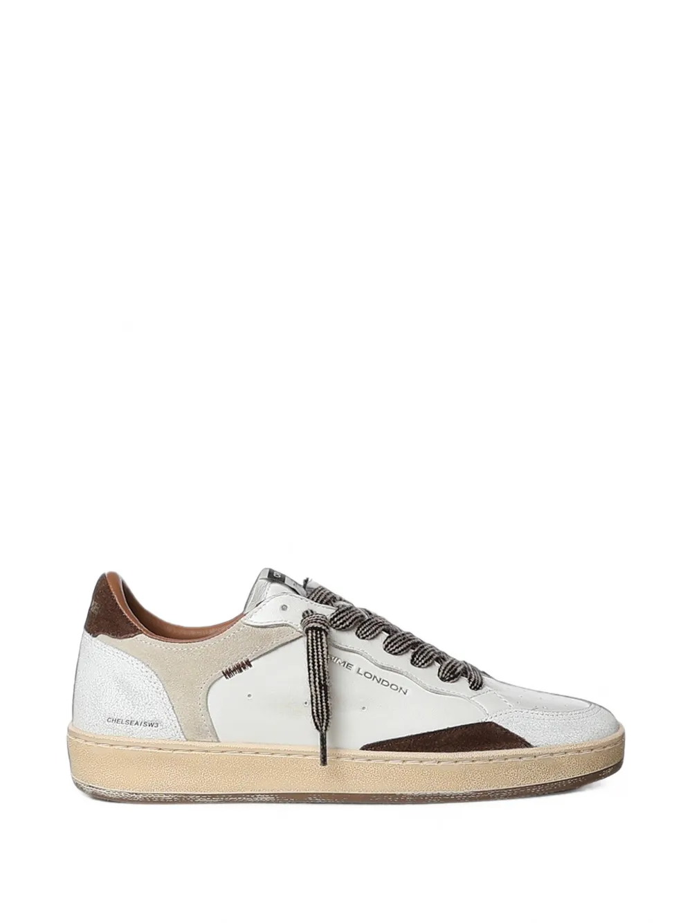 Crime London Chelsea panelled sneakers Wit