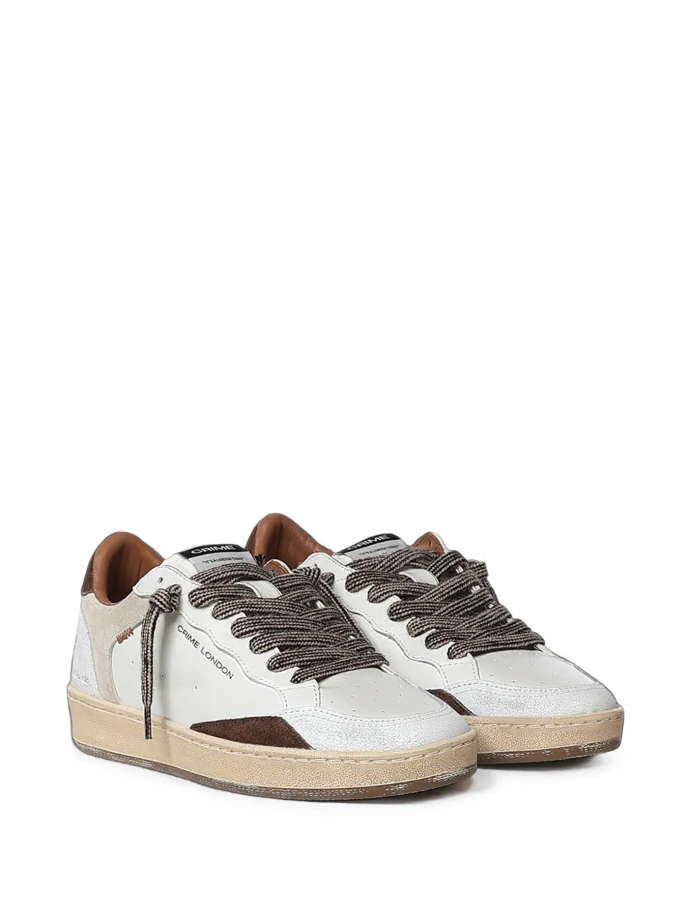 Crime London Chelsea panelled sneakers Wit