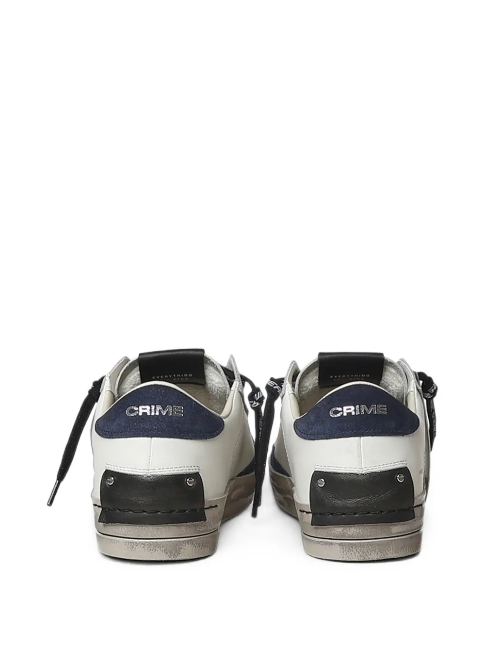 Crime London SK8 Deluxe panelled sneakers Wit