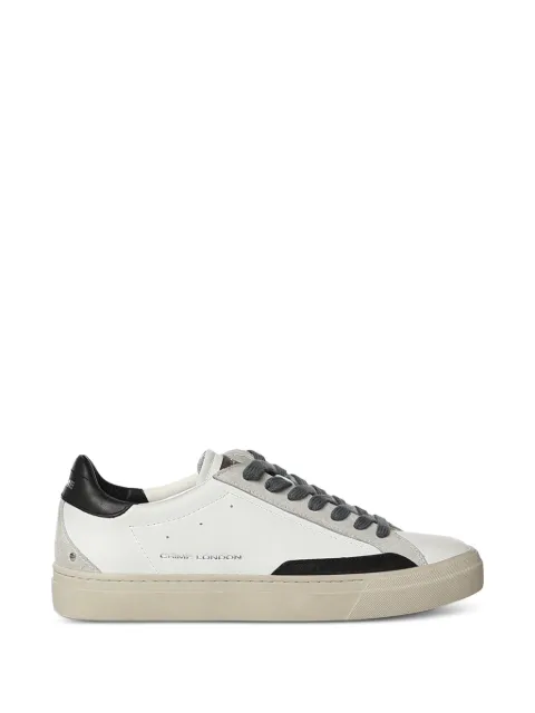 Crime London Essential contrast-panel leather sneakers