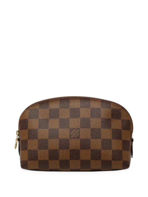 Louis Vuitton Pre-Owned 2019 다미에 에벤 코스메틱 PM 파우치