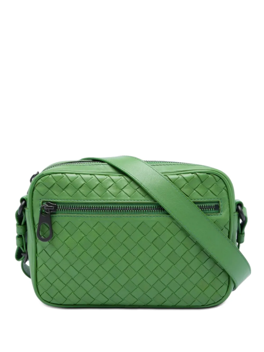 Bottega Veneta Pre-Owned 2012-2026 Nappa Intrecciato Camera Bag crossbody bag - Verde