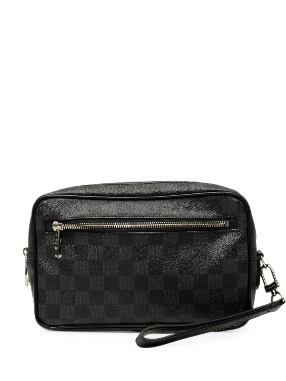 Louis Vuitton Pre-Owned 2021-2026 Damier Graphite Kasai Clutch - Schwarz