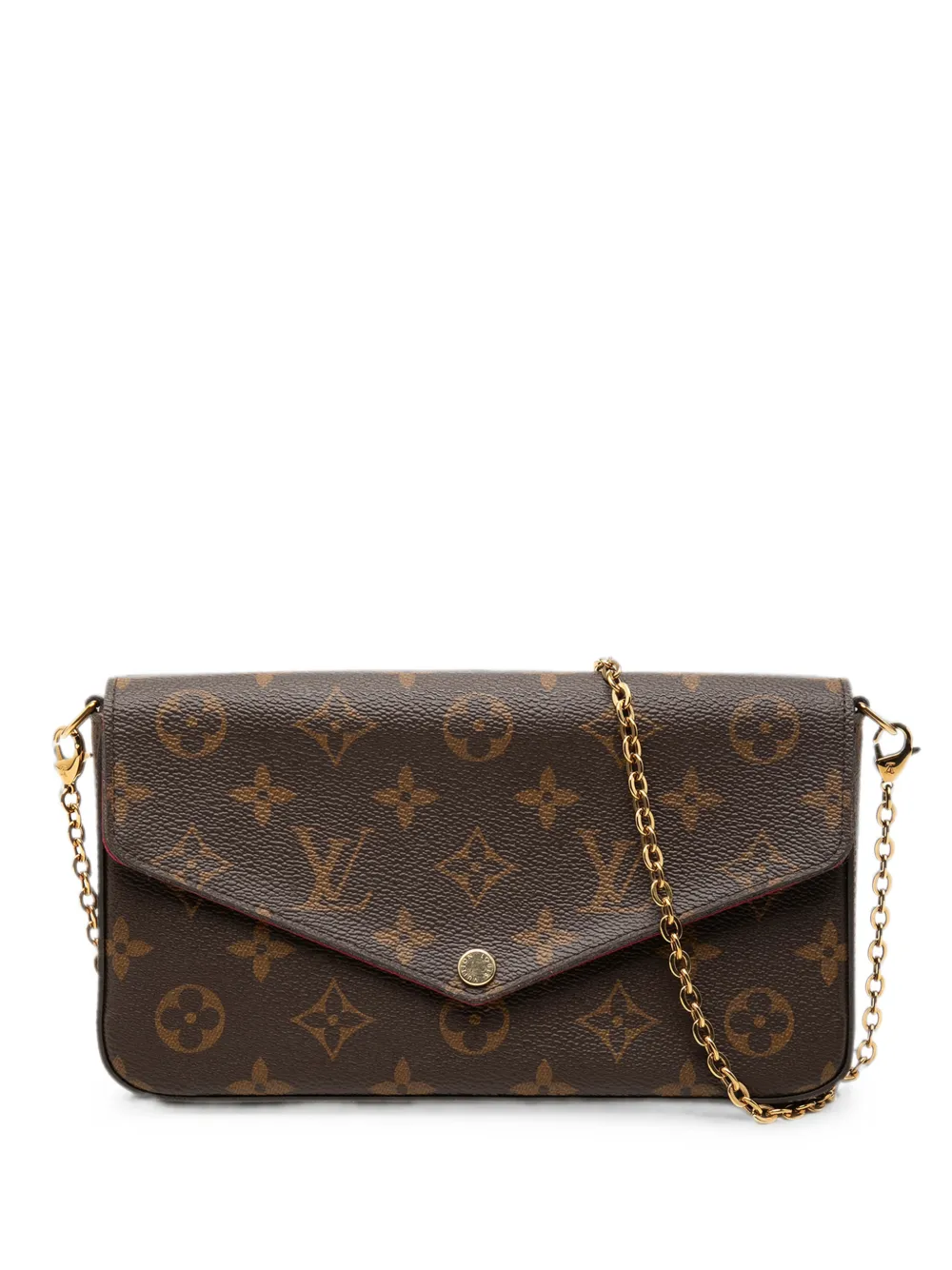 Louis Vuitton Pre-Owned 2021-2026 Monogram Pochette Felicie crossbody bag - Marrone