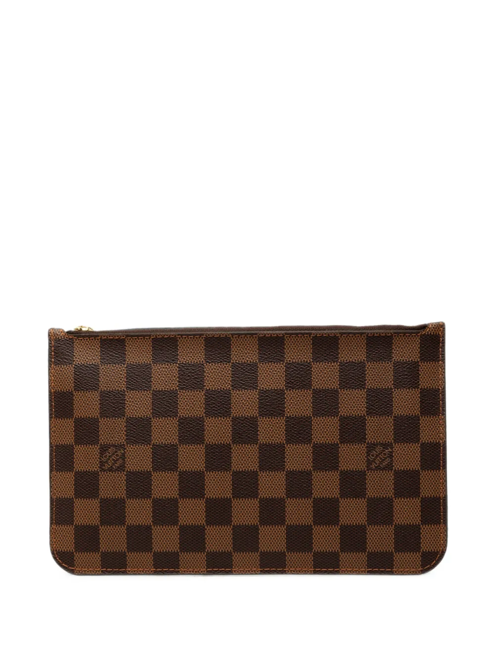 Louis Vuitton Pre-Owned 2015 Damier Ebene Neverfull MM pouch - Marrone