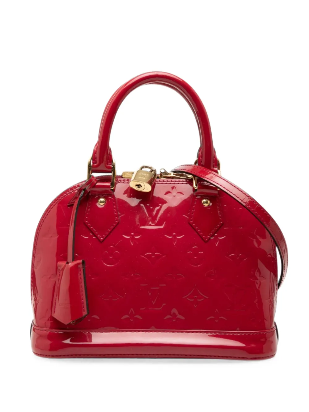 Louis Vuitton Pre-Owned 2013 Monogram Vernis Alma BB satchel - Rosso