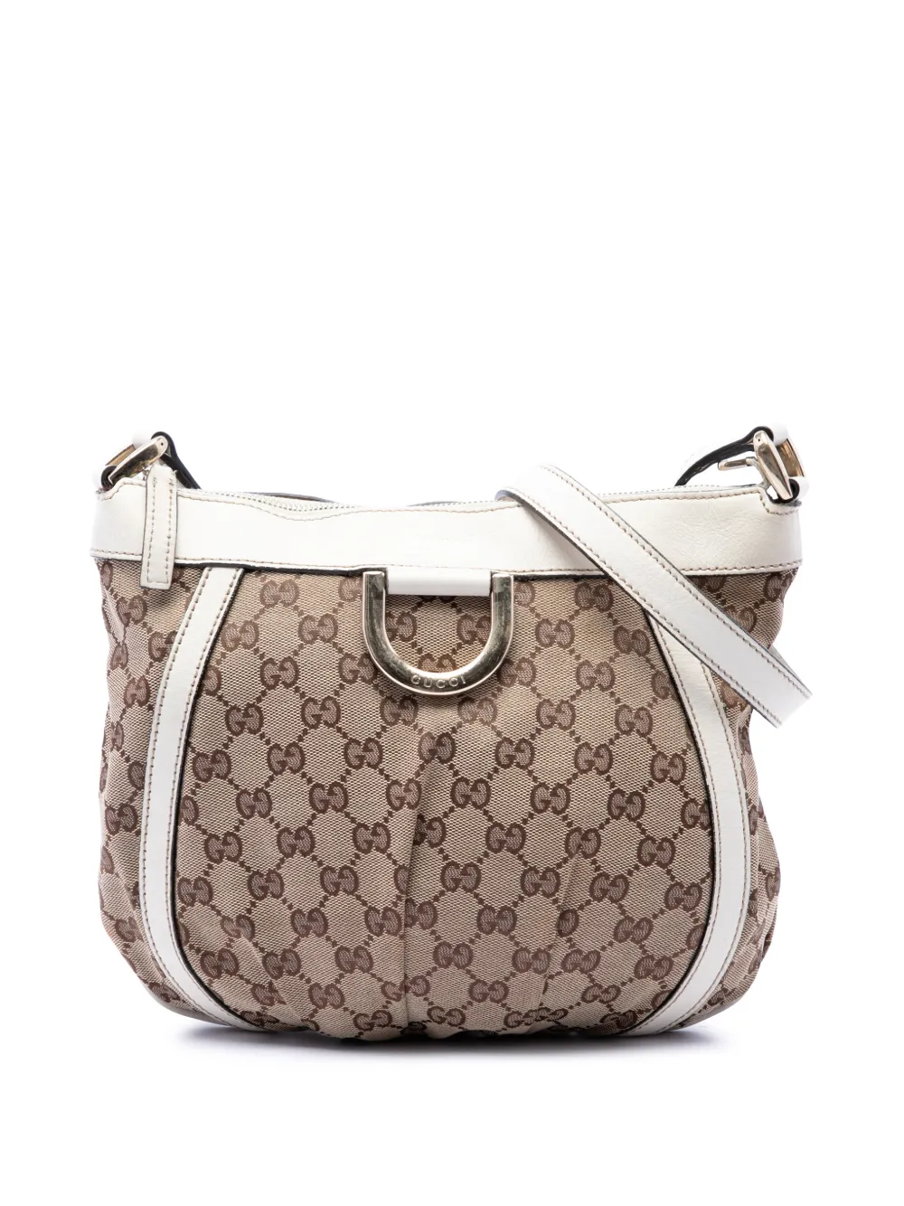 Gucci Pre-Owned 2016-2026 GG Canvas Abbey D Ring crossbody bag - Toni neutri