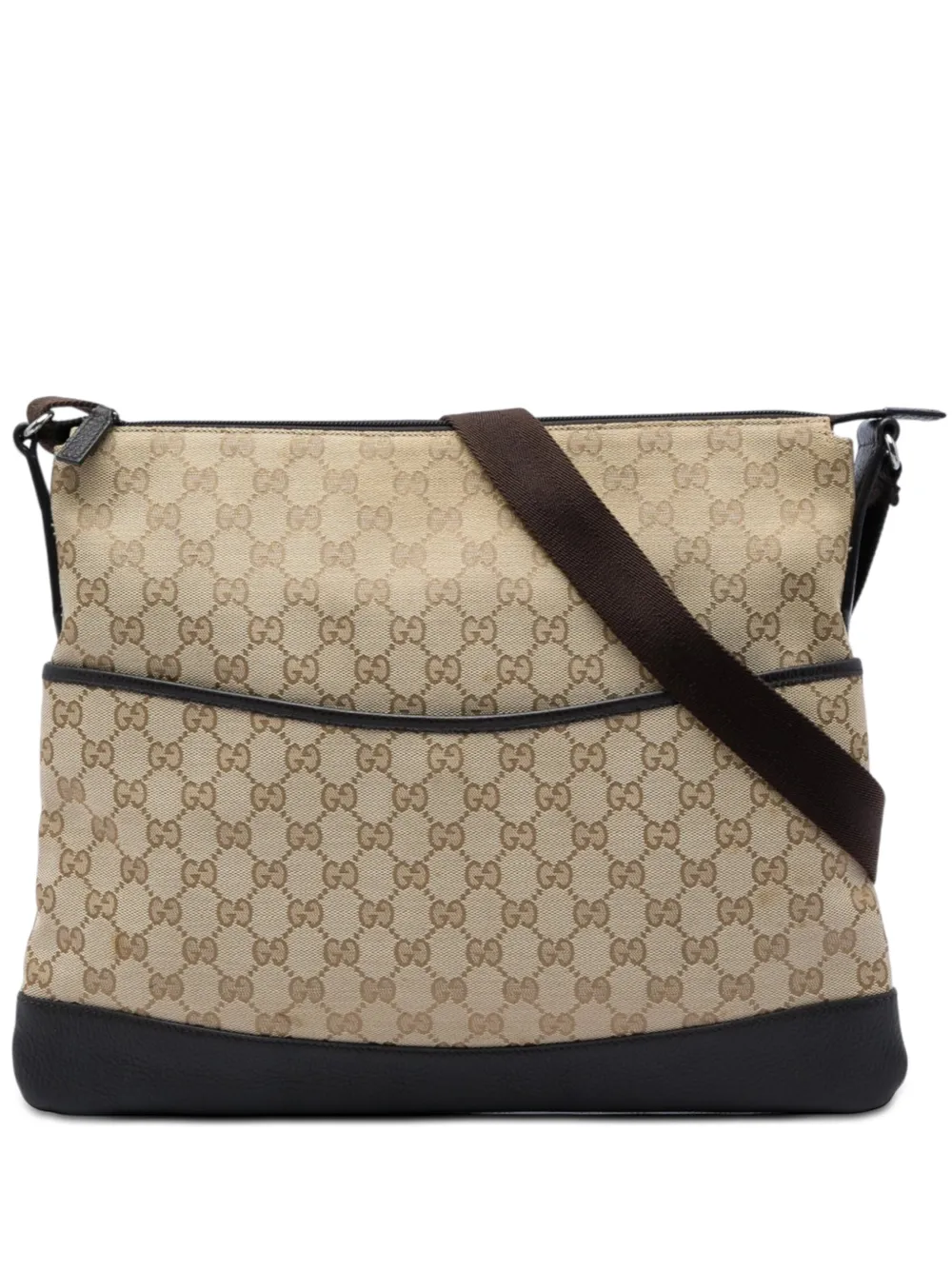 Gucci Pre-Owned 2016-2026 GG Canvas crossbody bag - Toni neutri