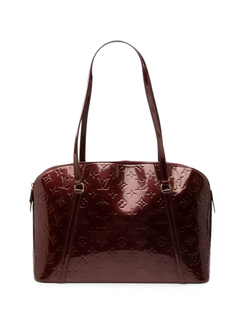Louis Vuitton Pre-Owned Borsa a spalla Avalon in pelle Vernis con monogramma 2012 - Viola