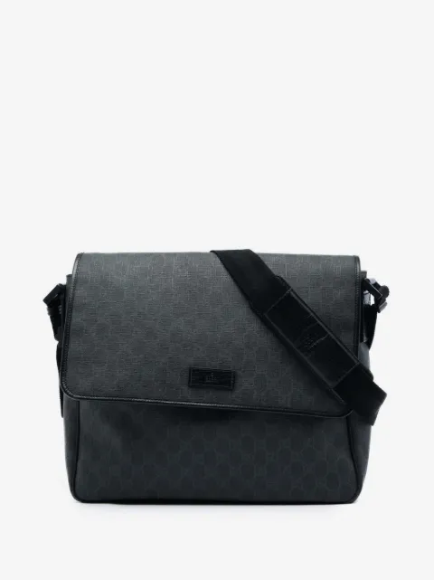 Gucci Pre-Owned 2000-2015 GG Supreme Flap Messenger Bag crossbody bag
