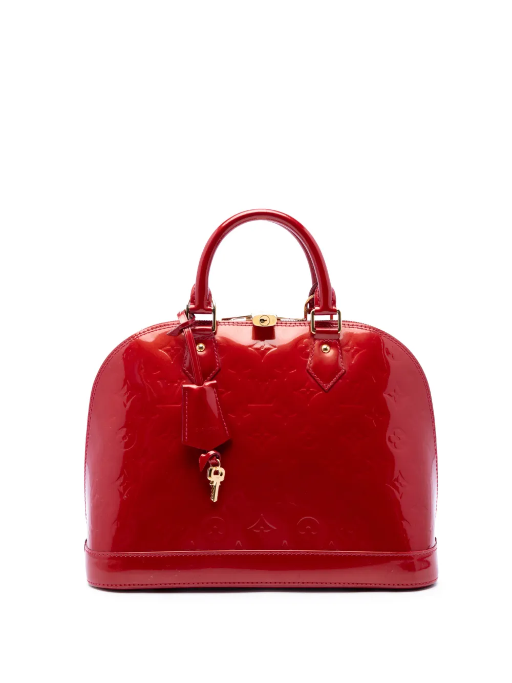 Louis Vuitton Pre-Owned 2013 Monogram Vernis Alma PM handbag - Rosso