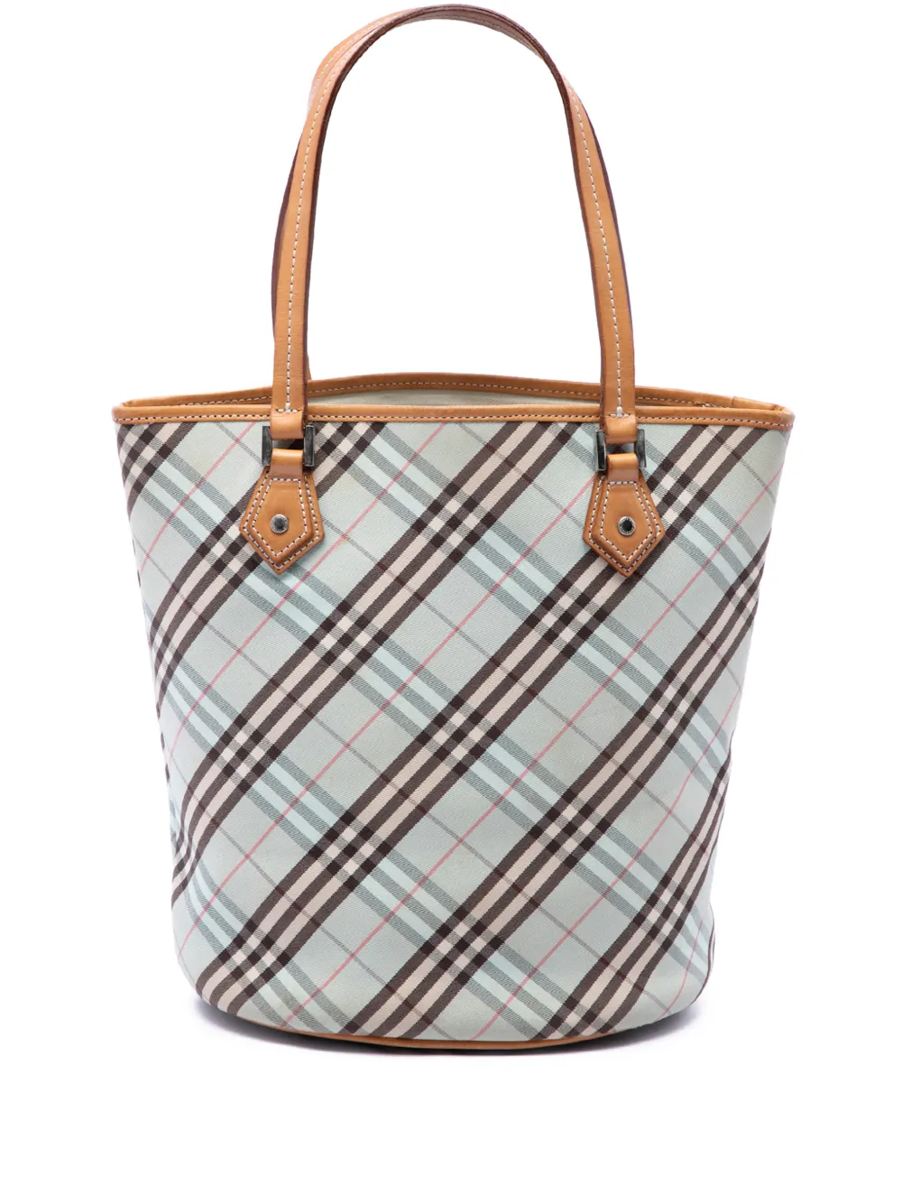 Burberry Pre-Owned 2000-2017 Nova Check Canvas tote bag - Blau