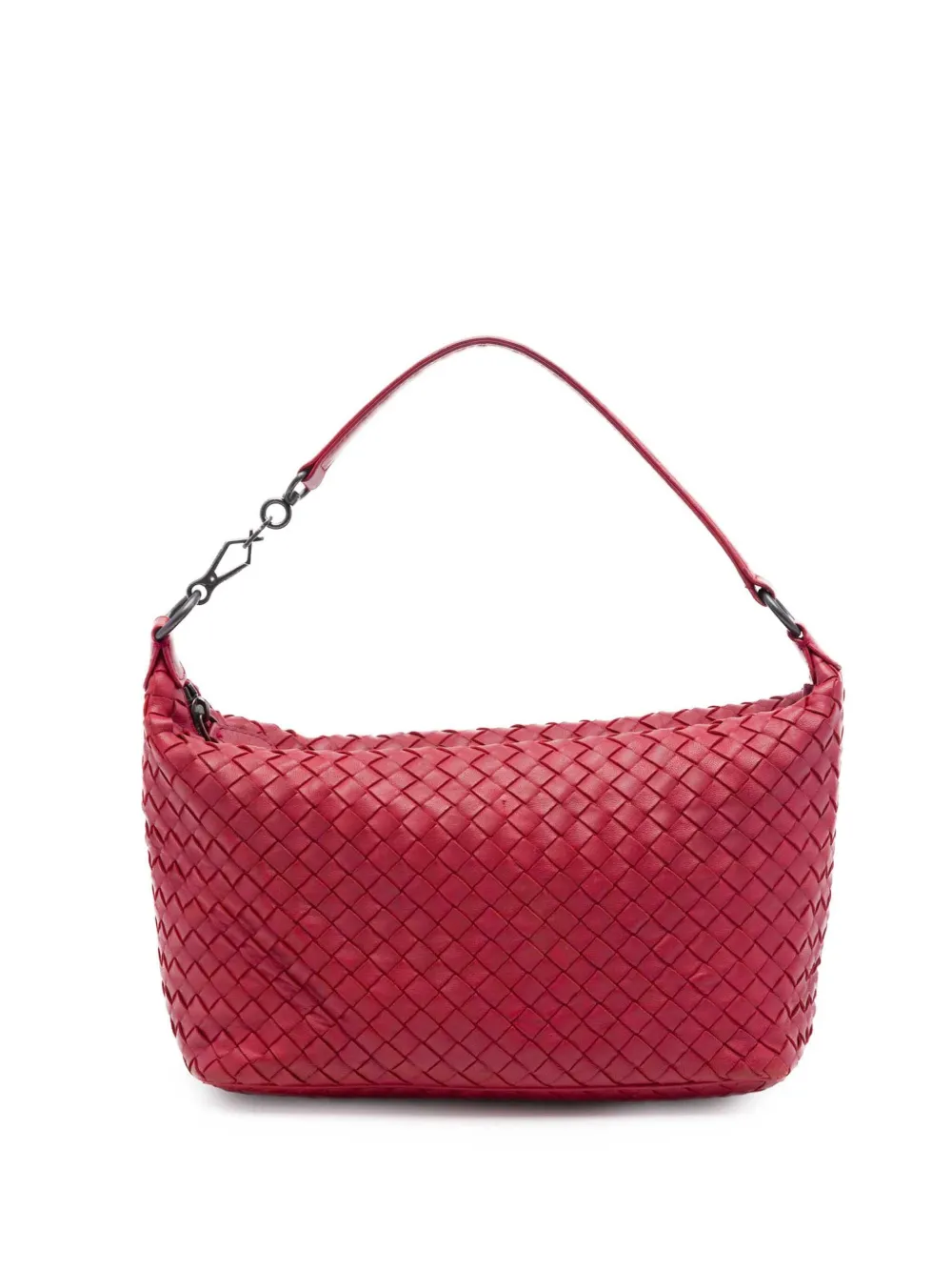 Bottega Veneta Pre-Owned 2012-2026 Nappa Intrecciato shoulder bag - Rosso