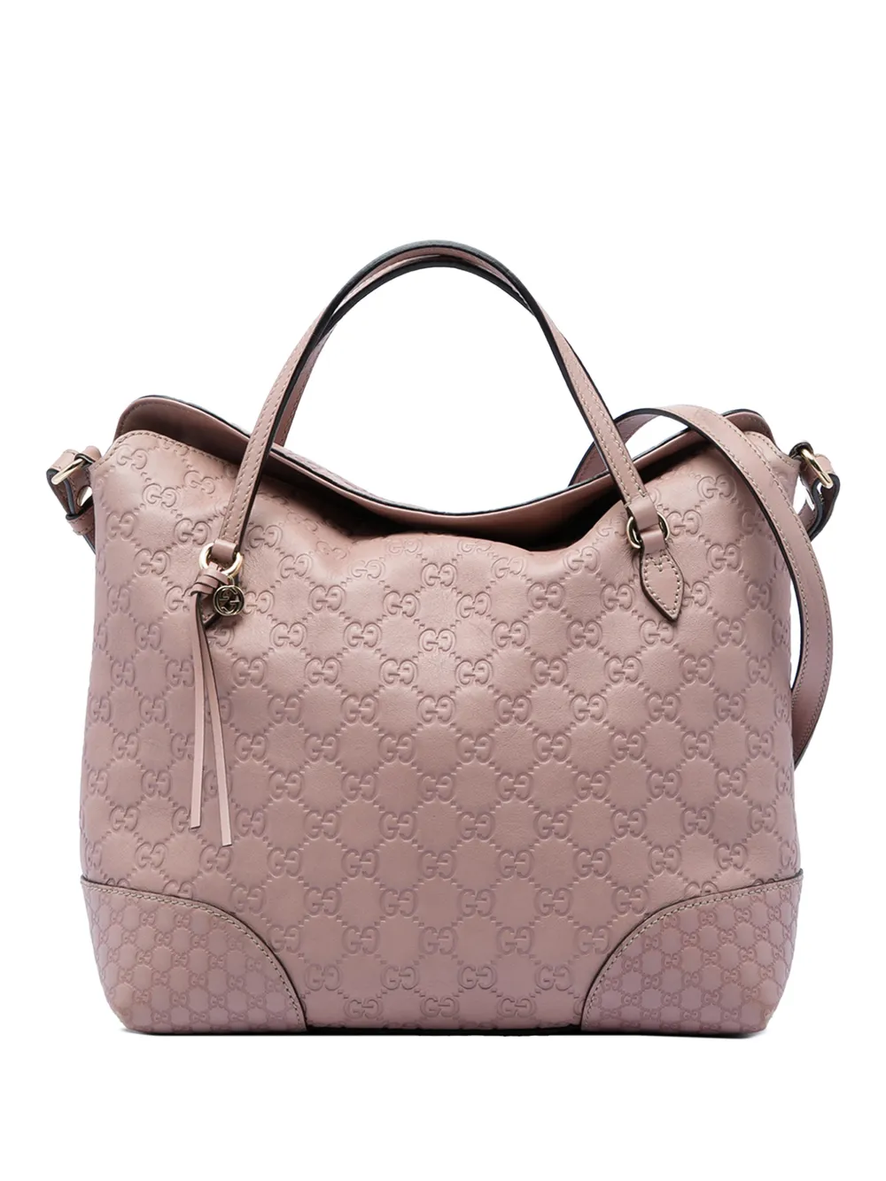 Gucci Pre-Owned 2016-2026 Medium Guccissima Bree Fold Over Tote satchel - Rosa