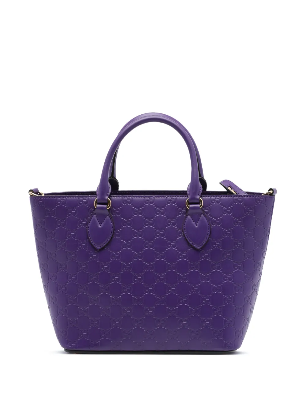 Gucci Pre-Owned 2016-2026 Small Guccissima Convertible Tote satchel - Violett