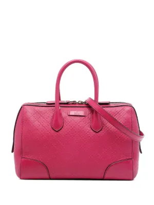 Gucci Pre-Owned インターロッキング パテント ミディアム ショルダー
