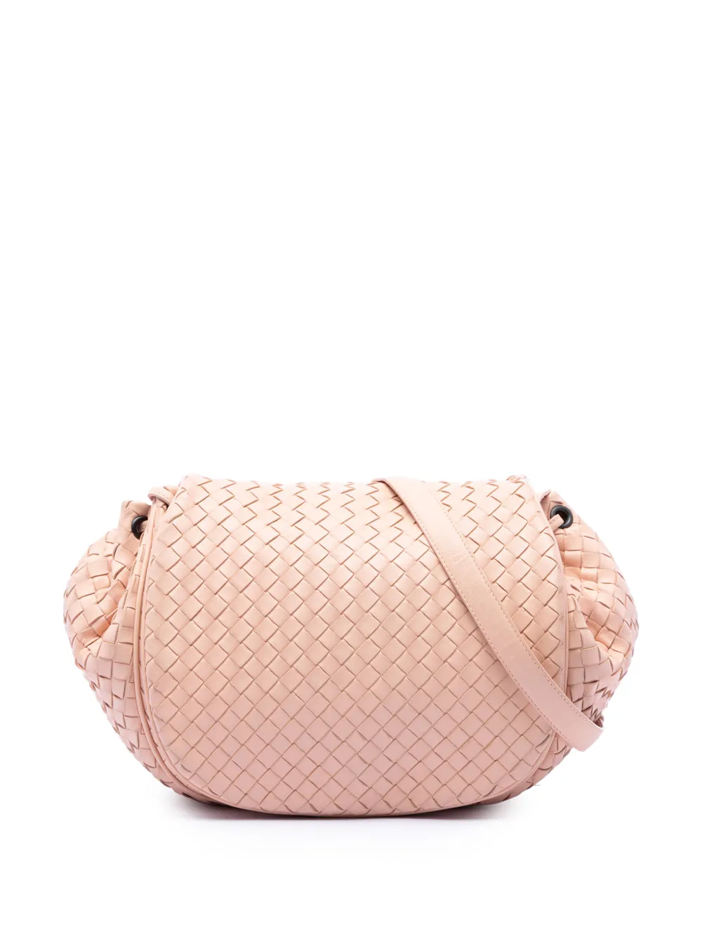 Bottega Veneta Pre-Owned 2012-2026 Nappa Intrecciato Flap crossbody bag - Rosa