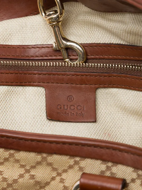 Gucci Pre-Owned 2016-2026 ディアマンテ キャンバス 1973 サッチェル